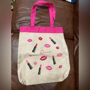 NWOT Lancome Lipstick Canvas Tote